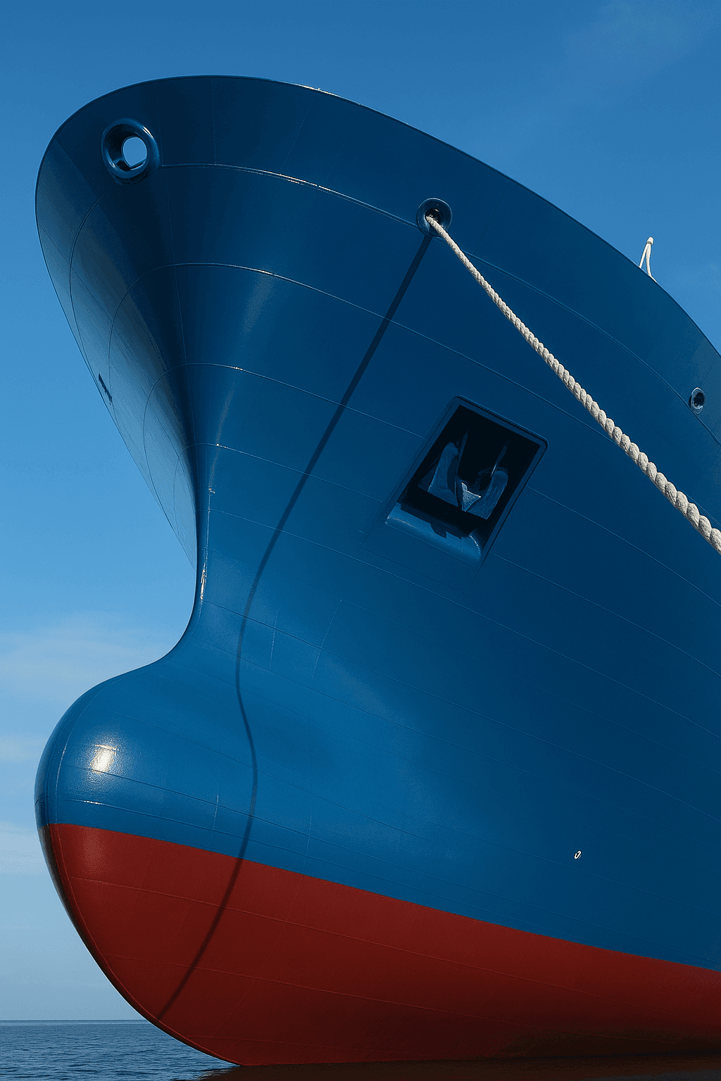 Marine and coastal infrastructure including ship hulls and docks