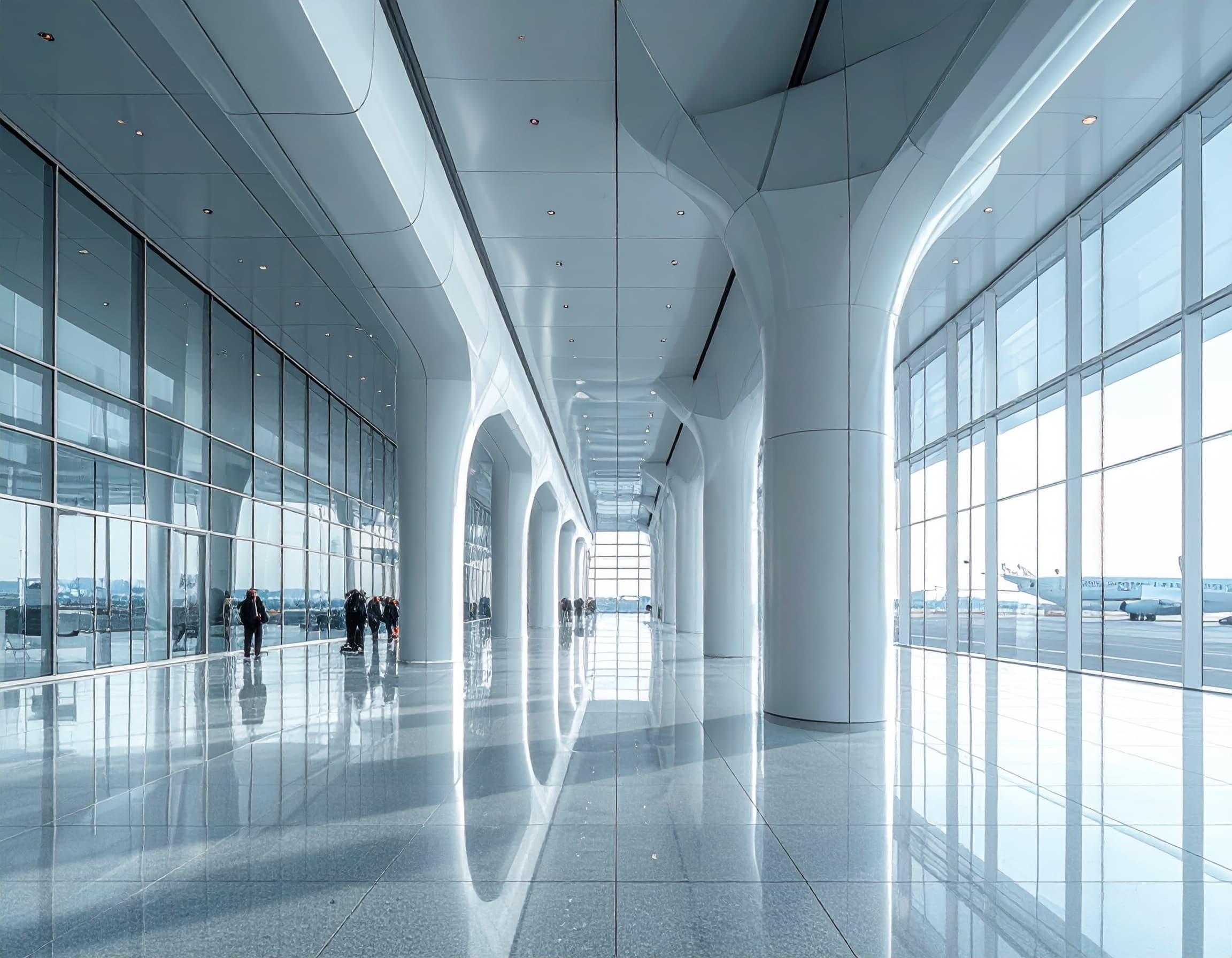 Airports, hangars, and exposed steel structures