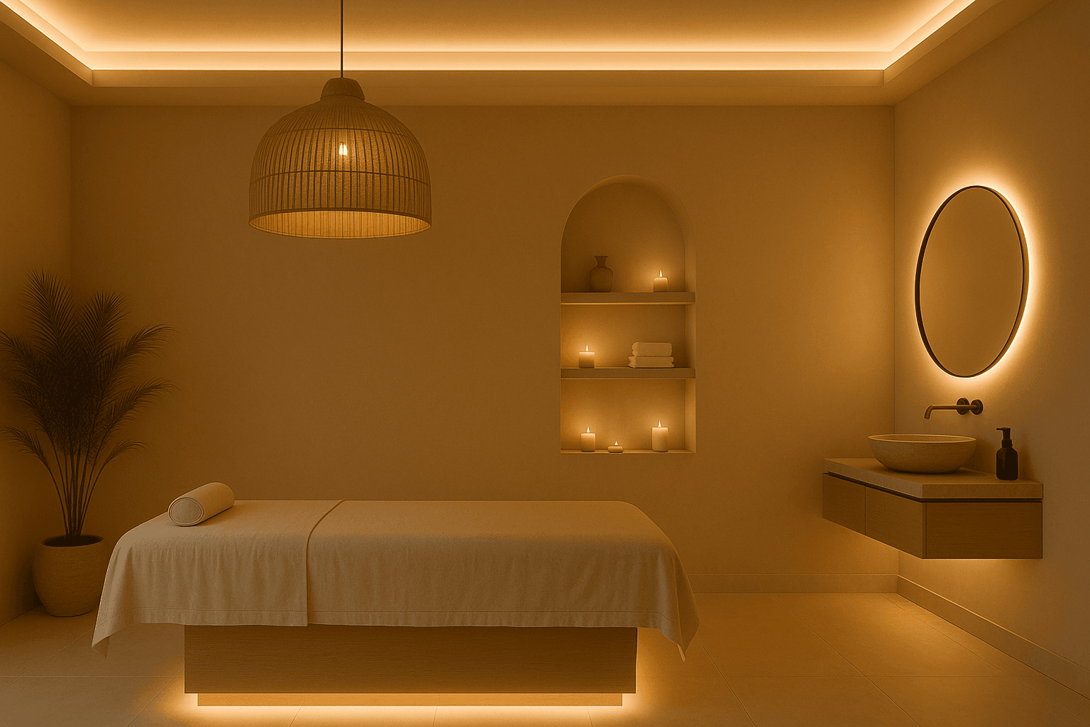 Patient relaxation and therapy rooms