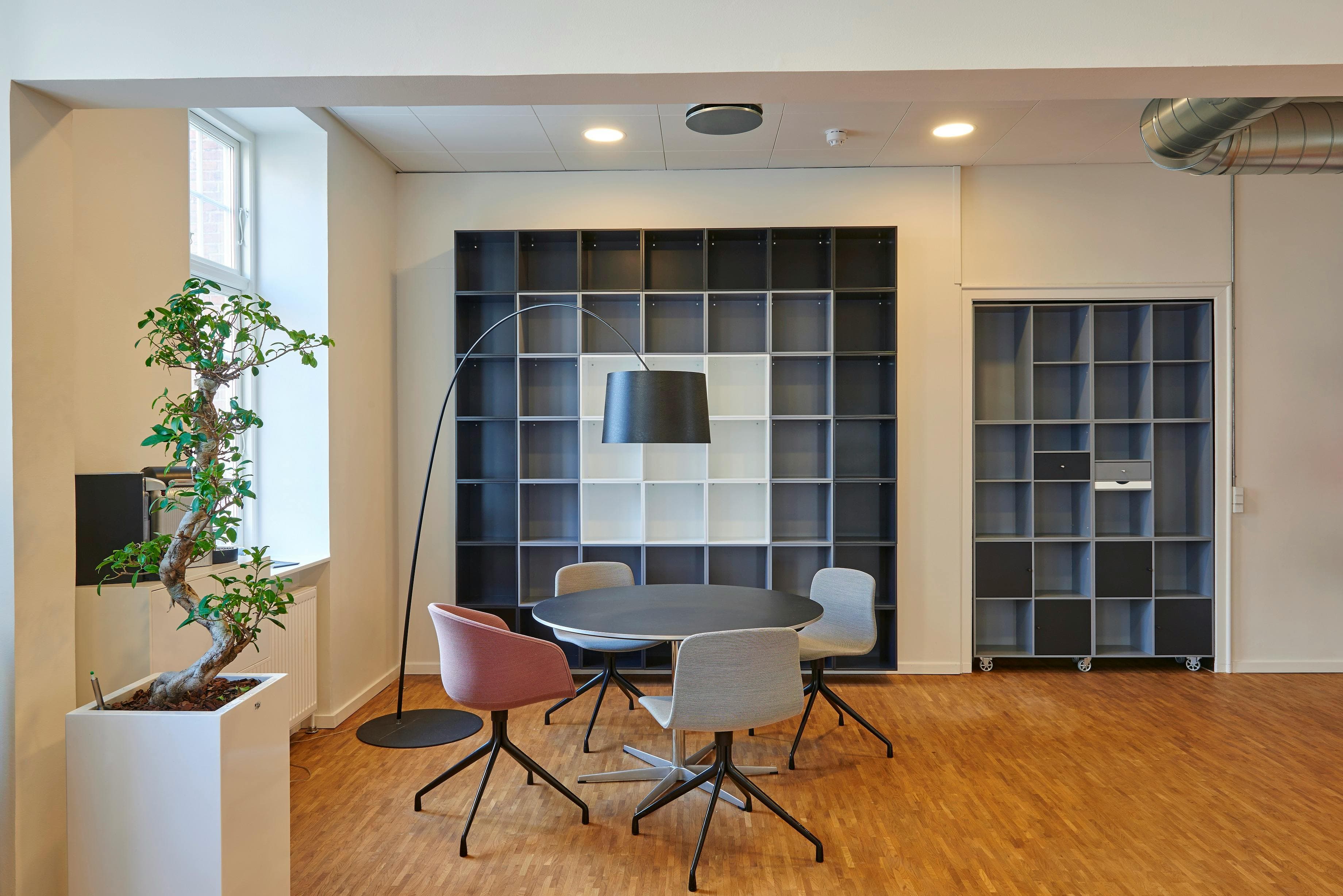 Office interiors and reception areas